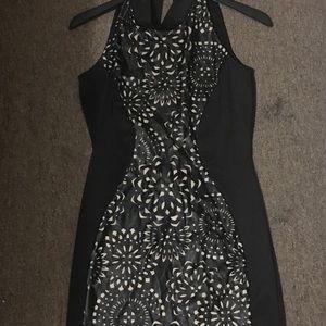 Venus Nude and Black Dress